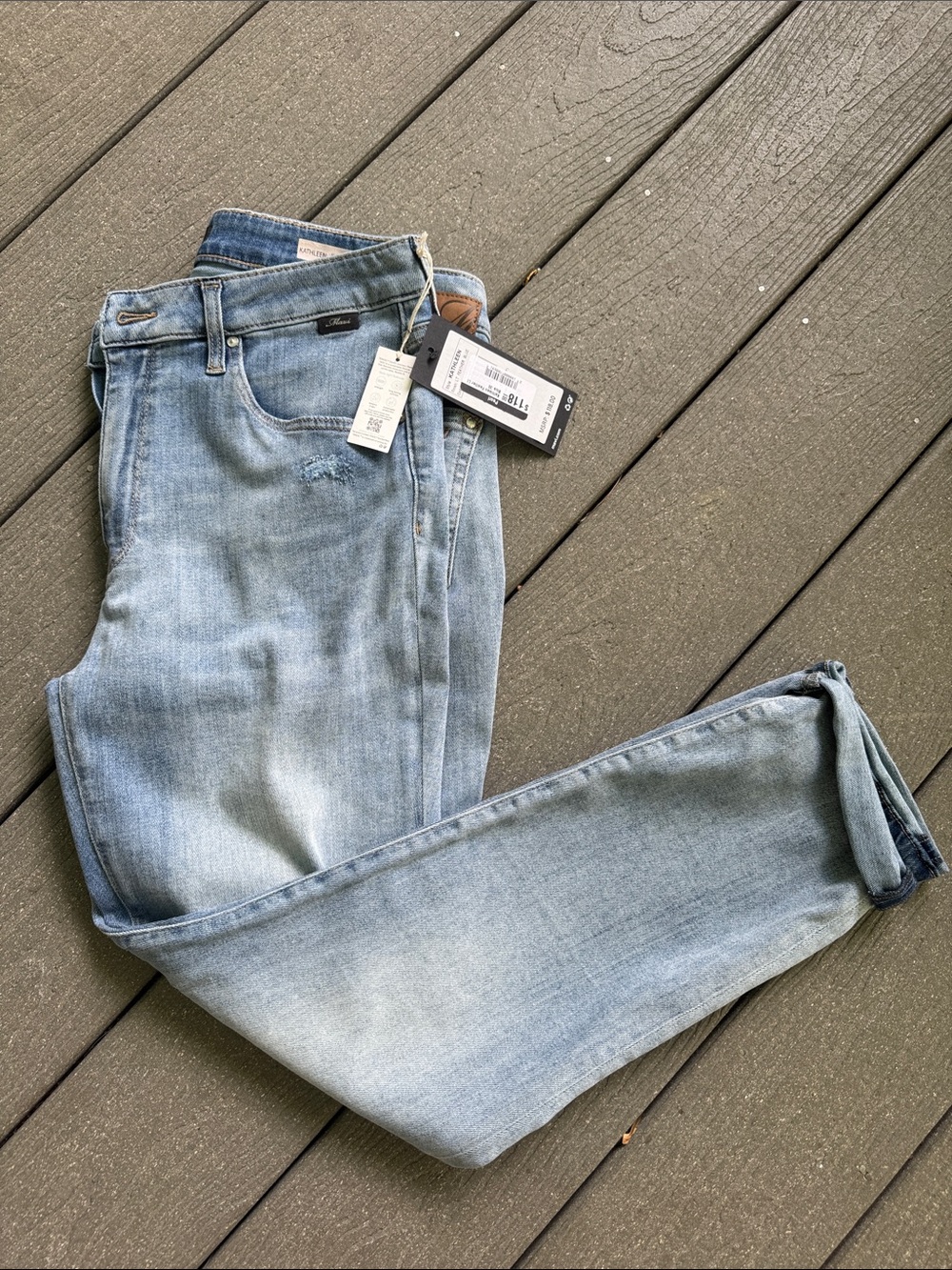 Mavi Light Blue Boyfriend Jeans - Faded Denim